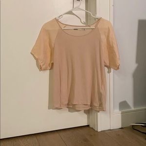 Madewell (Ki-Line) light pink top, good condition